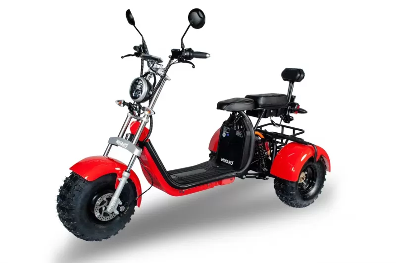 Электромотоцикл трехколесный Minako REX-T 3000W Электромотоцикл трехколесный Minako REX-T 3000W